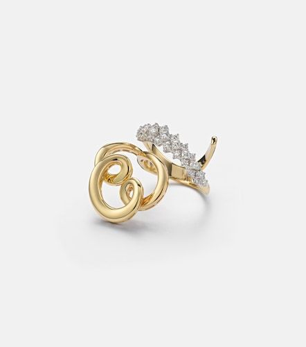 Bague en or 18 ct (750/1000) avec diamants - Yeprem - Modalova