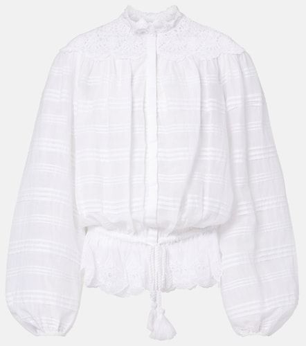 Blouse Polly en dentelle et coton - Marant Etoile - Modalova