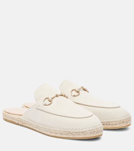 Mules Cleo espadrilles en daim - Gucci - Modalova