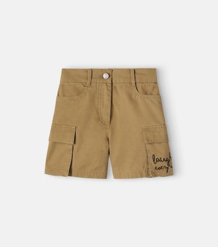 Monnalisa Short en jean brodé - Monnalisa - Modalova