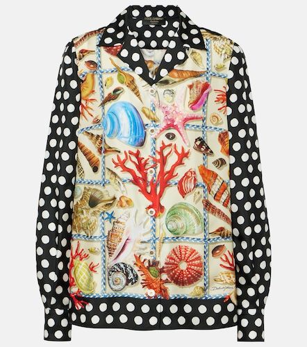 Chemise Capri en soie à imprimé - Dolce&Gabbana - Modalova