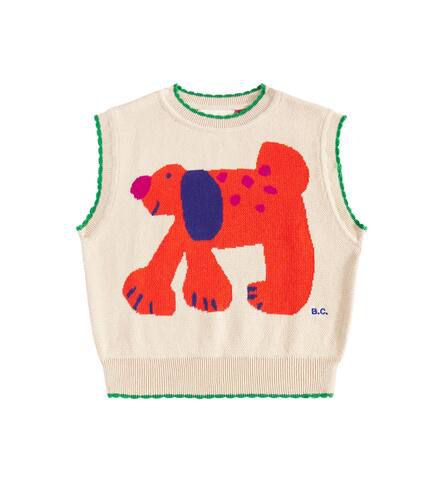 Pull sans manches Fairy Dog en jacquard de coton - Bobo Choses - Modalova