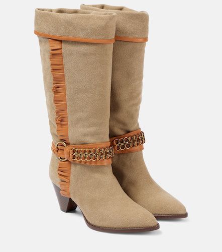 Bottines santiags Levon en toile - Isabel Marant - Modalova