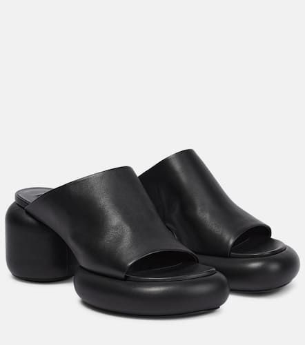 Jil Sander Mules à plateau en cuir - Jil Sander - Modalova