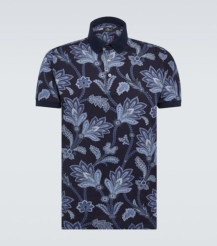 Polo en piqué de coton à imprimé - Etro - Modalova