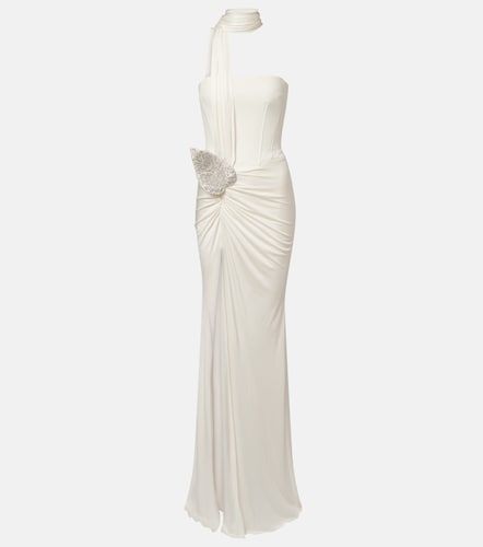 David Koma Robe bustier à ornement - David Koma - Modalova
