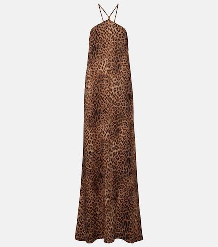 Robe longue Sage à motif léopard - Melissa Odabash - Modalova