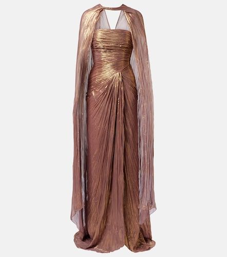 Robe longue bustier à cape - Marmar Halim - Modalova