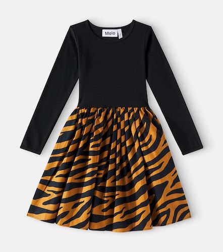 Robe Casie en coton mélangé à imprimé zébré - Molo - Modalova