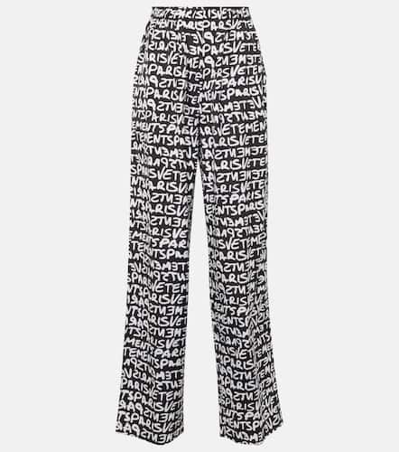 Pantalon ample imprimé en coton - Vetements - Modalova