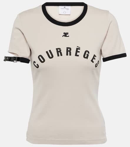 Courrèges T-shirt en coton à logo - Courreges - Modalova