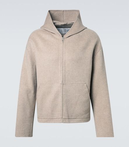 Sweat-shirt à capuche en laine et cachemire - Acne Studios - Modalova
