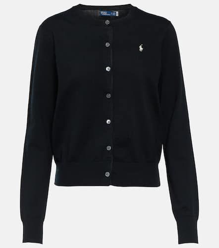 Cardigan brodé en coton mélangé - Polo Ralph Lauren - Modalova