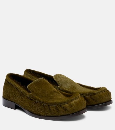 Mocassins en cuir façon poulain - Dries Van Noten - Modalova