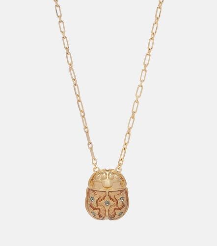 Collier Lady Scarab en plaqué or 24 ct - La DoubleJ - Modalova