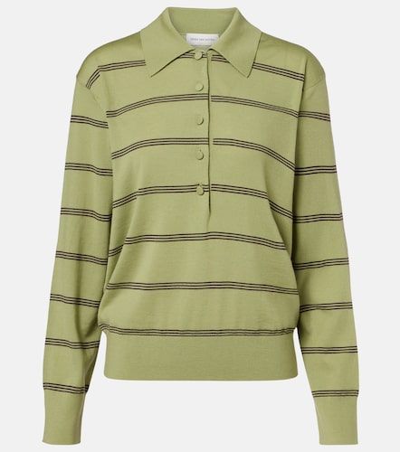 Dries Van Noten Polo rayé en laine - Dries Van Noten - Modalova