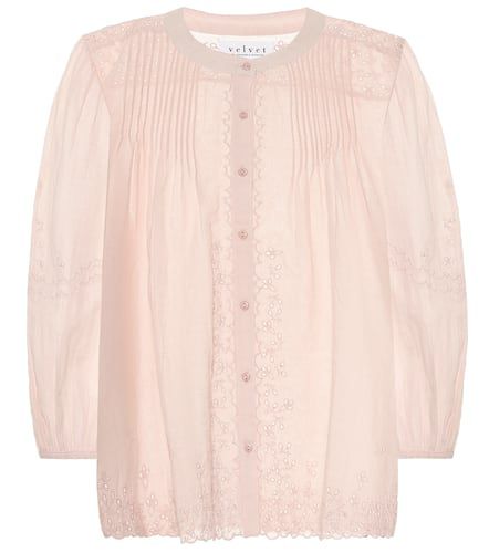 Chemise Catherine en coton mélangé - Velvet - Modalova