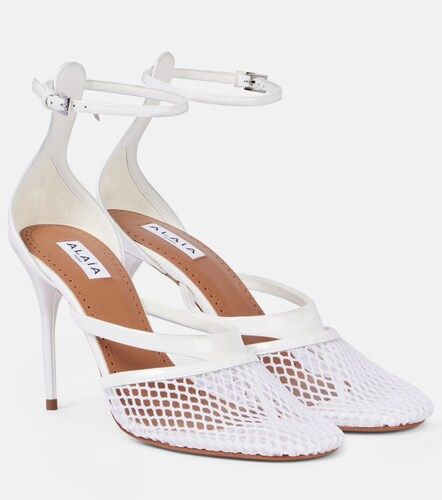 Alaïa Escarpins Infradito 90 en cuir verni - Alaia - Modalova