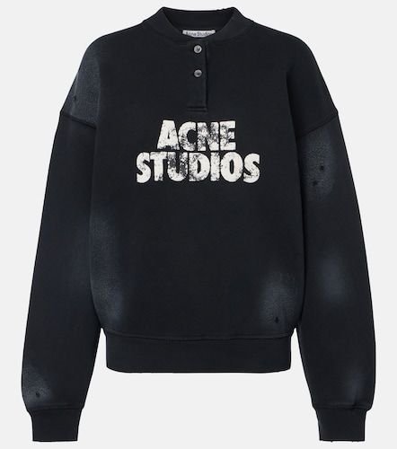 Sweat-shirt en coton à logo - Acne Studios - Modalova