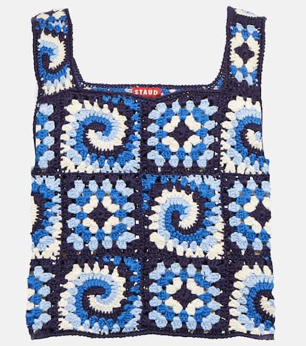 Top Psychedelic en crochet de coton - Staud - Modalova