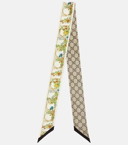 Gucci Écharpe en soie à imprimé - Gucci - Modalova