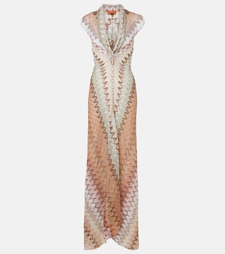 Missoni Robe longue en lamé - Missoni - Modalova