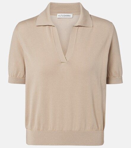 Pull polo court Clay en coton et soie - Altuzarra - Modalova