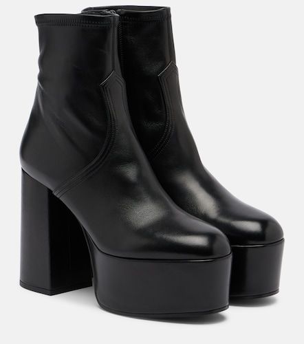 Bottines Fawcette à plateau en cuir - Valentino Garavani - Modalova