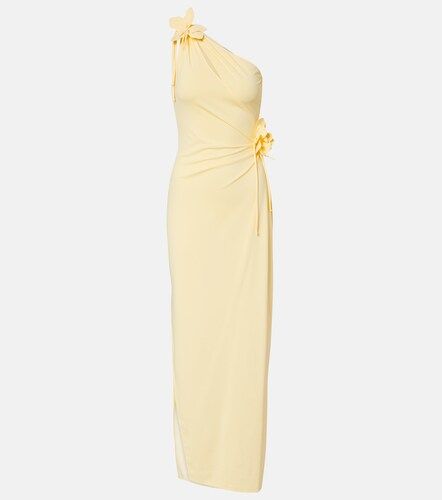 Robe longue asymétrique à fleurs - Coperni - Modalova