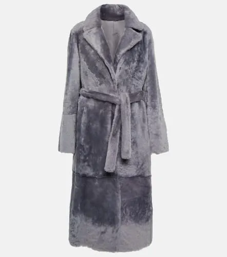 Manteau réversible en cuir et shearling - Yves Salomon - Modalova