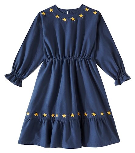 Robe Stars brodée en coton - Tinycottons - Modalova