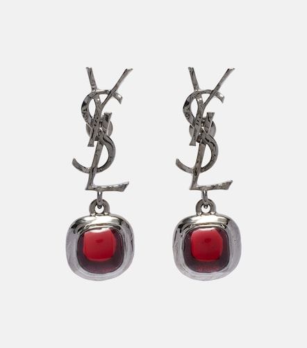Boucles d’oreilles Cassandre à ornements - Saint Laurent - Modalova