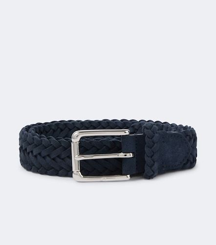Ceinture tressée en daim - Ralph Lauren Purple Label - Modalova