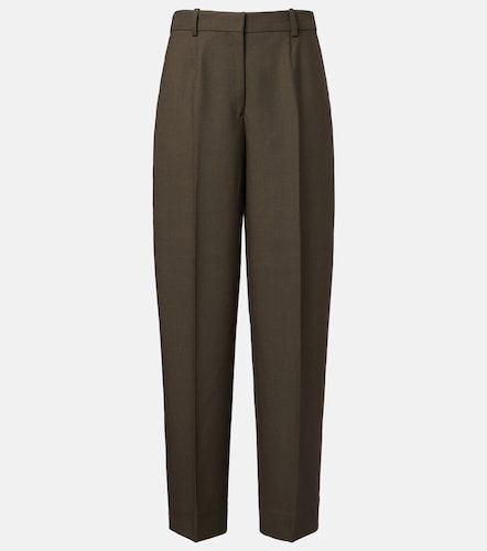 Pantalon ample en laine mélangée - Toteme - Modalova