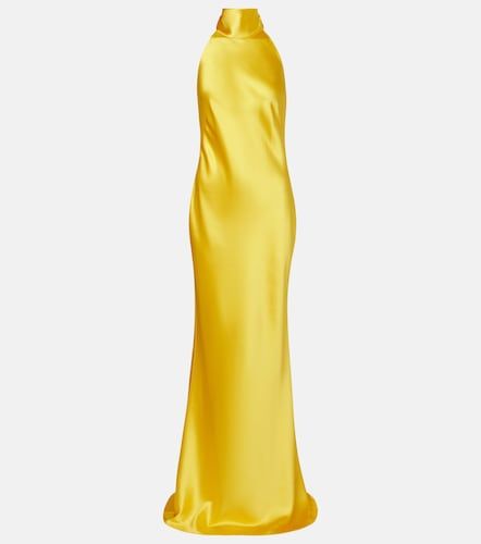 Robe longue Chilton en satin - Ralph Lauren Collection - Modalova