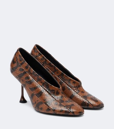 Escarpins Tee en cuir façon serpent - Proenza Schouler - Modalova