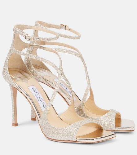 Sandales Azia 95 à paillettes - Jimmy Choo - Modalova