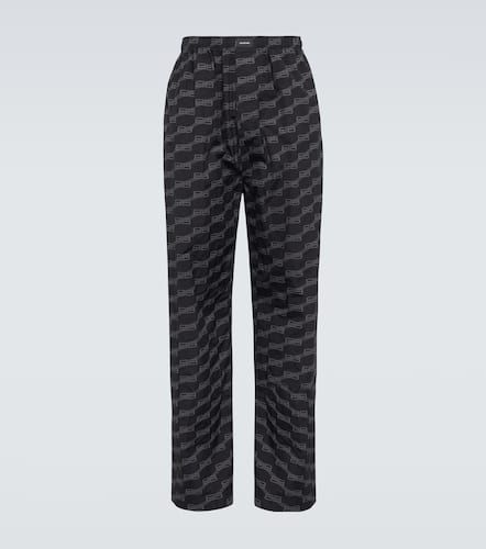 Pantalon de pyjama BB Signature en coton - Balenciaga - Modalova