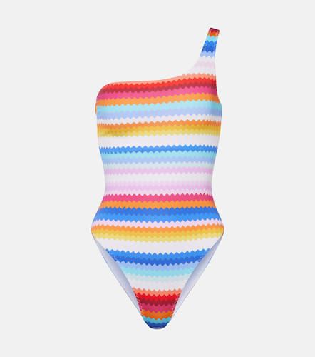 Maillot de bain asymétrique imprimé - Missoni Mare - Modalova