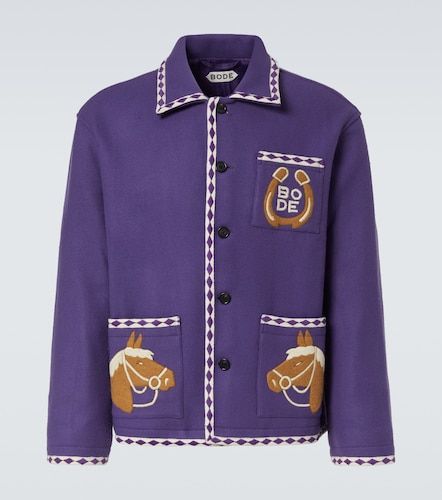 Bode Veste Bronco brodée en laine - Bode - Modalova