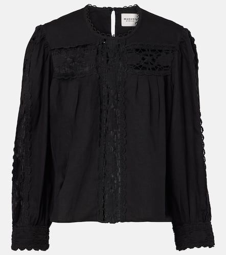 Blouse Valmira brodée en lin et coton - Marant Etoile - Modalova