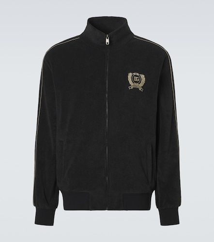 Sweat-shirt en coton mélangé à logo - Dolce&Gabbana - Modalova