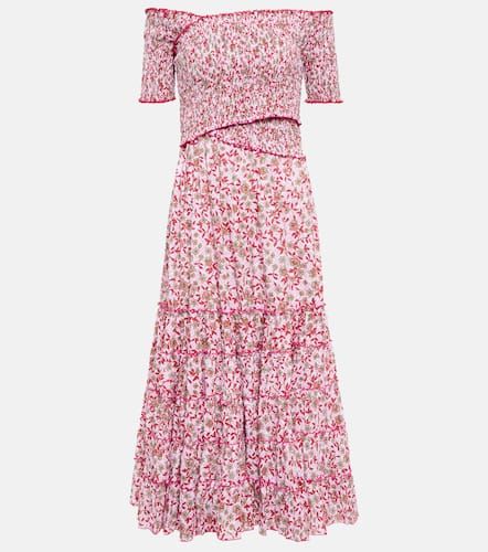 Robe midi Soledad à fleurs - Poupette St Barth - Modalova