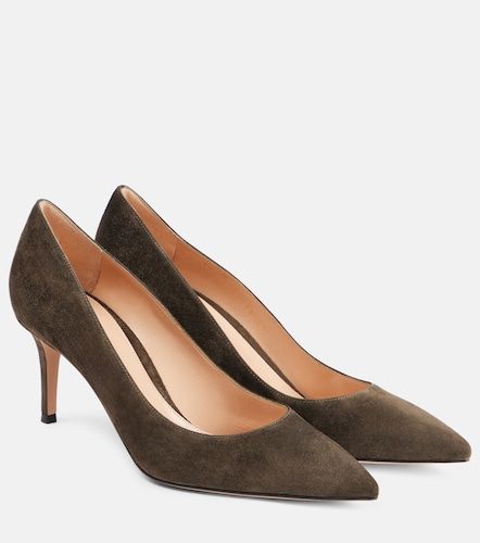 Escarpins Gianvito 70 en daim - Gianvito Rossi - Modalova