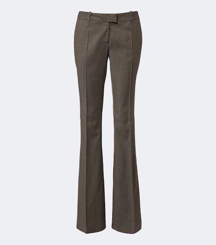 Pantalon évasé en laine mélangée - The Attico - Modalova