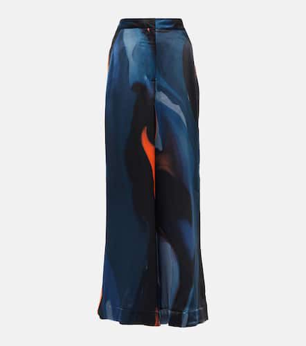 Pantalon ample Calla imprimé en satin - Roksanda - Modalova