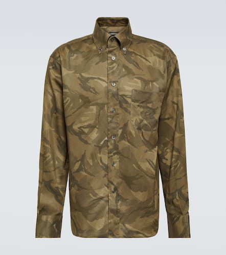 Chemise à imprimé camouflage - Tom Ford - Modalova