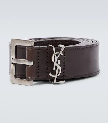 Ceinture Cassandre en cuir - Saint Laurent - Modalova