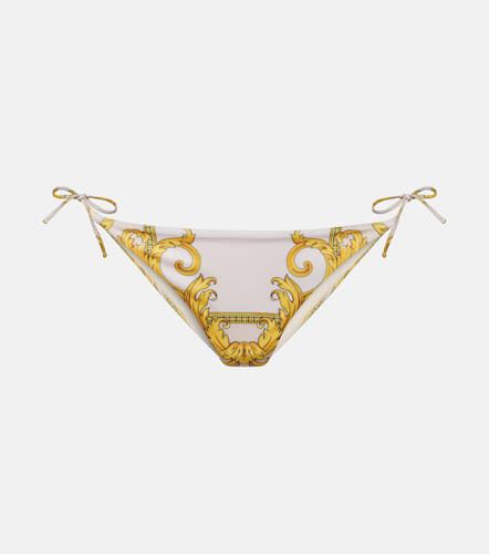 Versace Culotte de bikini imprimée - Versace - Modalova