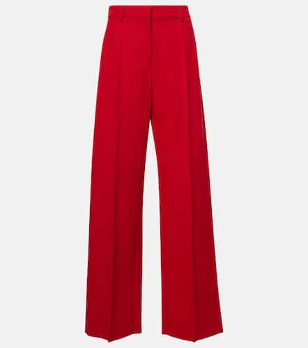 Pantalon ample en laine vierge - Valentino - Modalova